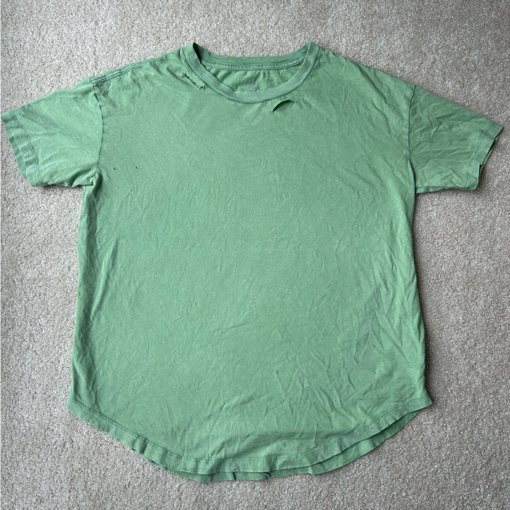 Aerie Distressed Oversized Tshirt